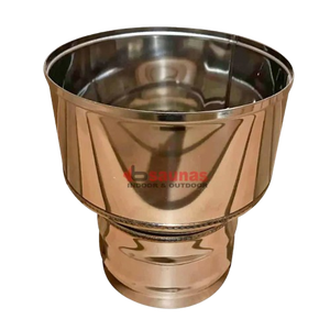 HUUM Chimney pipe adapter 4.5 inch to 6 inch