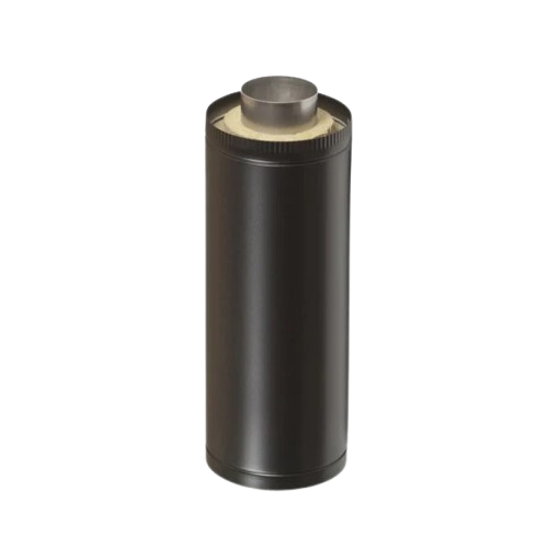 Chimney Flue Extension – Kota Steel Flue 15, 600 mm black