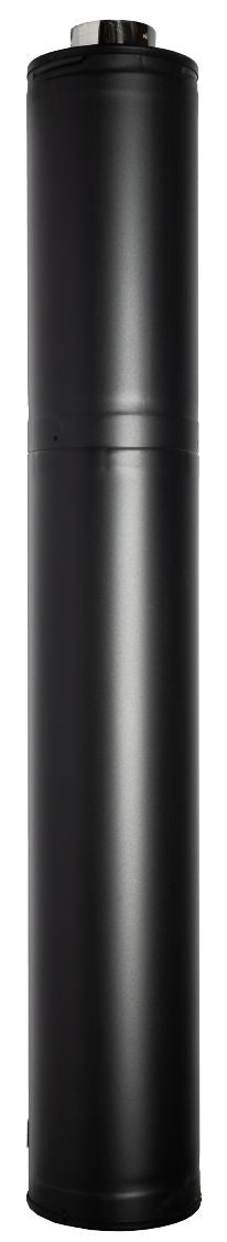 Chimney & Assembly Kit, Barrel, Flat Roof, Stainless