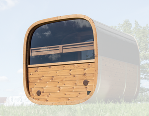 Back Wall Half-Moon Window