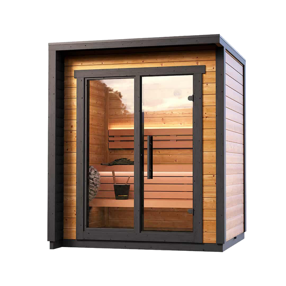 Patio XXS Outdoor Prefabricated Sauna Cabin Kit