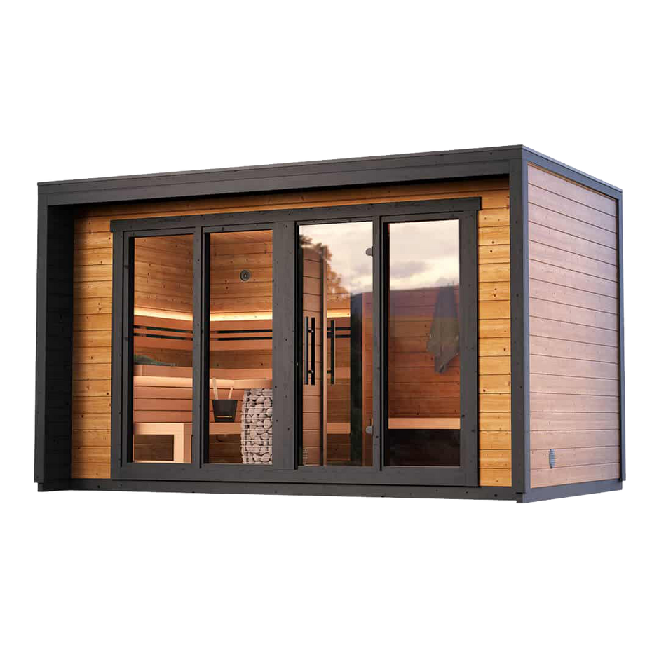 Patio L Outdoor Prefabricated Sauna Cabin Kit
