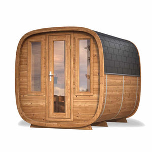 Glass Door with 2 Windows